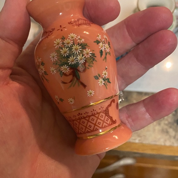 Vintage 1982 Franklin Mint Floral Porcelain Mini Vase Set of 12 Japan - Picture 7 of 16